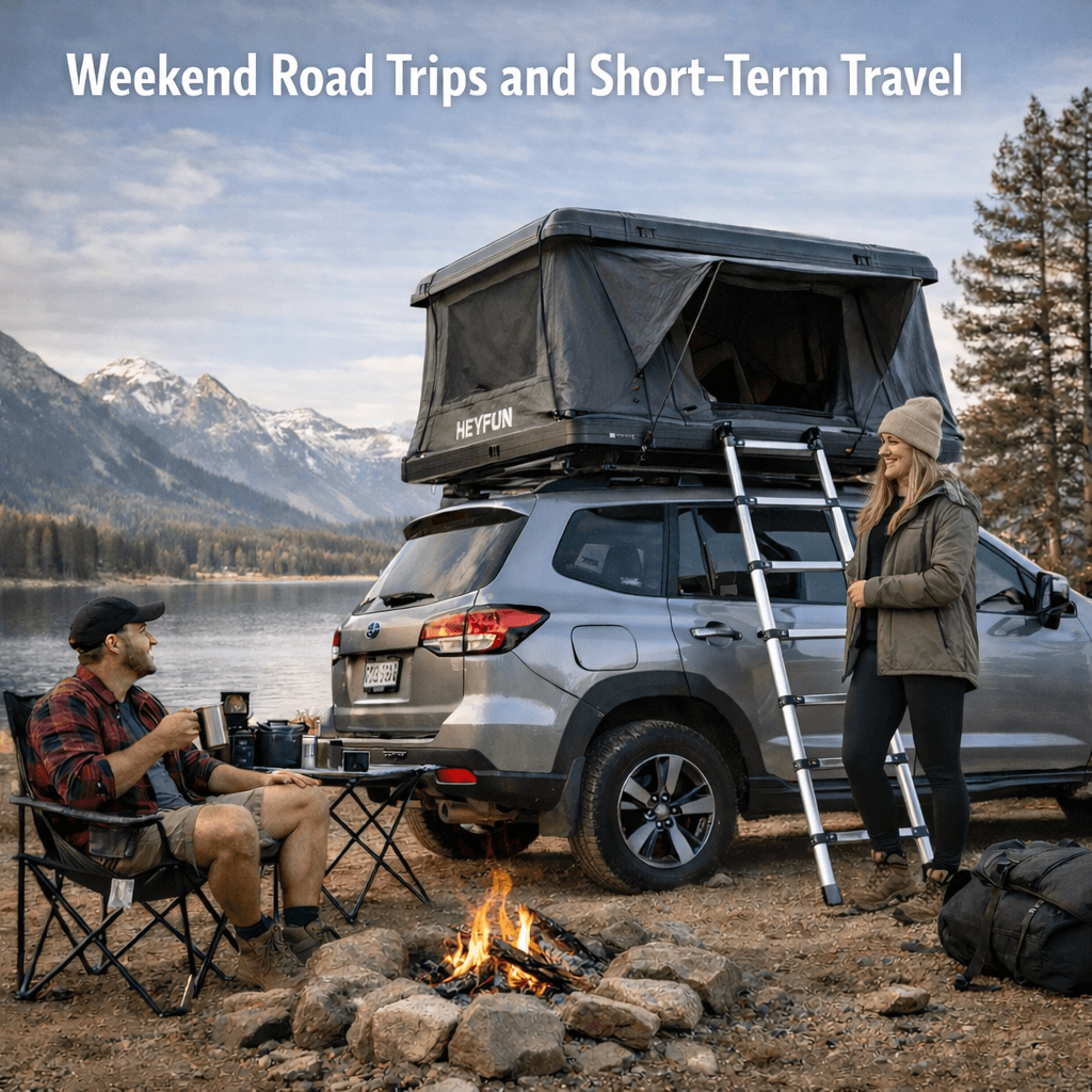 HEYFUN Rooftop Tent - Weekend Road Trips and Short-Term Travel